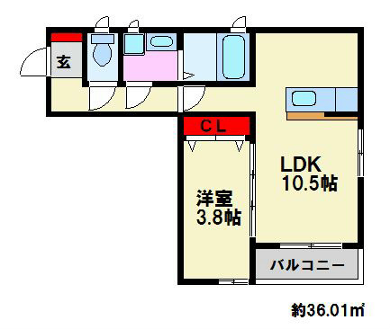 カトレア高宮 間取り