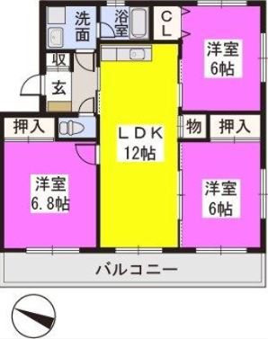 スクエアイン９０‘ 間取り