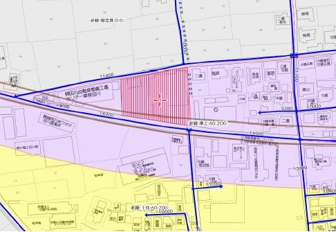 【土地】田川市弓削田 7号 現地地図