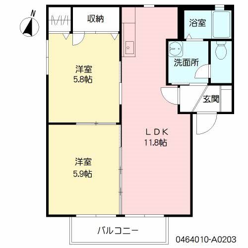 ソレイユ大谷　 間取図※現状優先