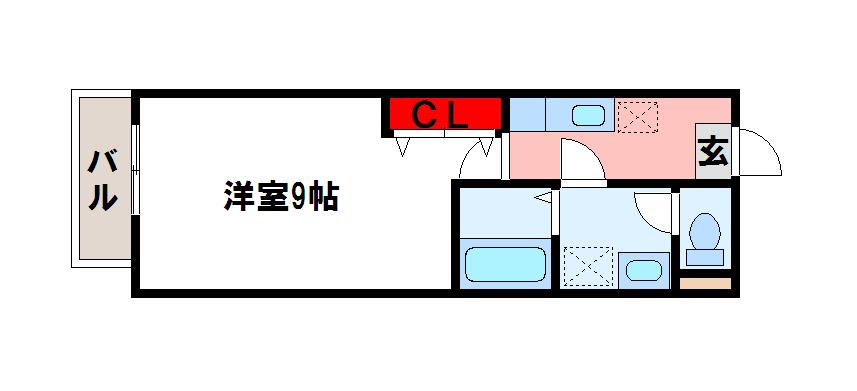 クレフラスト朱雀Ⅱ 間取り　日当たり良好