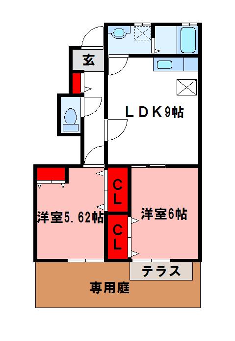 コーポM 間取り