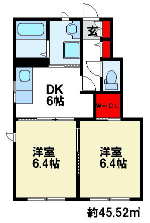 シャーメゾン筑紫 1LDKでお探しの方にオススメの間取り