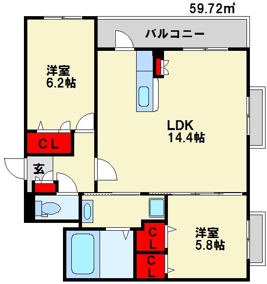 シナンジュ 間取り　※現状優先　1Fはテラスです