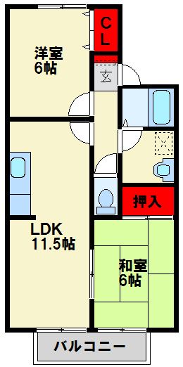グレートガーデンⅠ 間取り