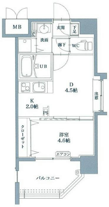 リアンシエルブルー薬院 間取り