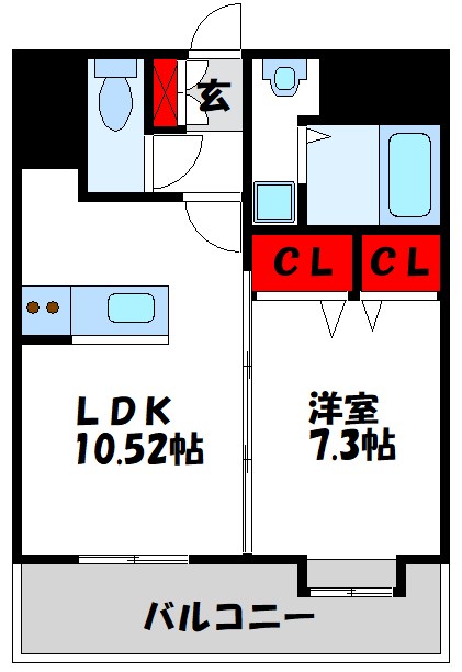 自由ヶ丘ヒルズ楓 宗像市～遠賀郡のお部屋探しは、地域に詳しい当店へ。
