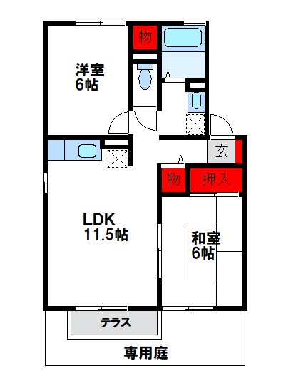 コンフォートハウス  間取り