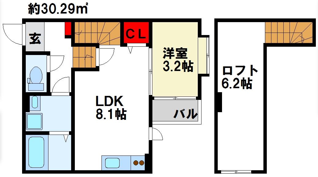 AR・Twins二日市Ⅰ 間取り