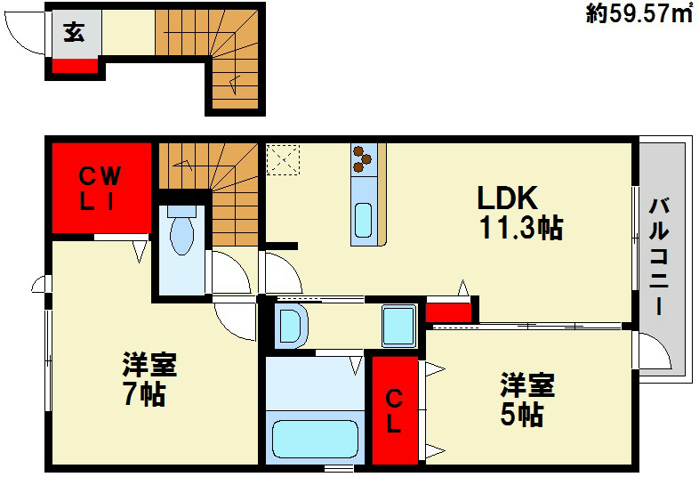 ベラルーチェ南ヶ丘 間取り　※現状優先