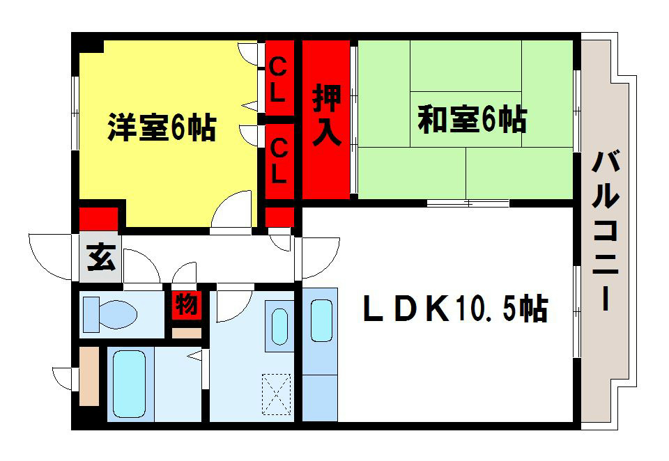 アネックスけやき通り 間取図