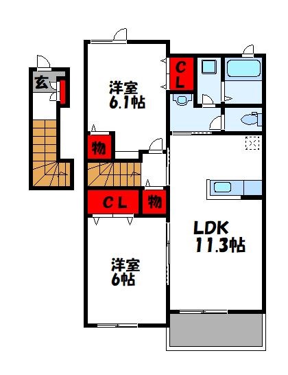 フリーデコナンⅡ 宇美町でのお部屋探しは、トーマスリビング粕屋店へご相談下さい