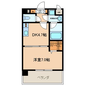 ドリーム西新 間取り