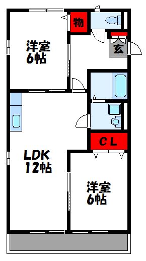 ディモア花見が丘 間取図