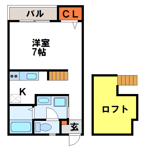 EFIL　D-1（エフィールディーワン） 洗面脱衣所付きで単身社会人の方にオススメ。