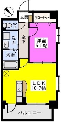 Thanks千早 間取り