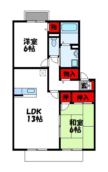 クレールコートA棟 粕屋町でのお部屋探しは、トーマスリビング粕屋店へご相談下さい