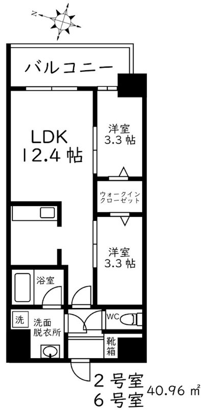 MODERN PALAZZO大名 間取り
