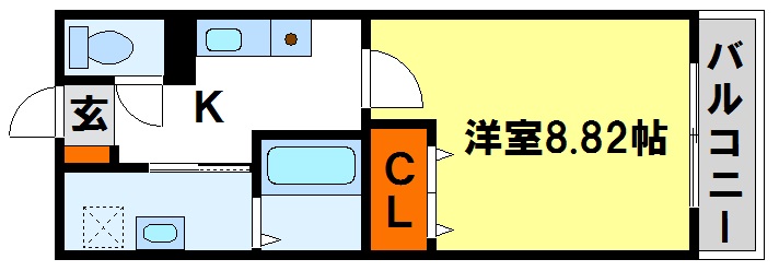 リファレンス筑紫野 間取図　オートロック完備。