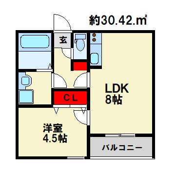 シャモニーみかさ野 間取り　※現状優先