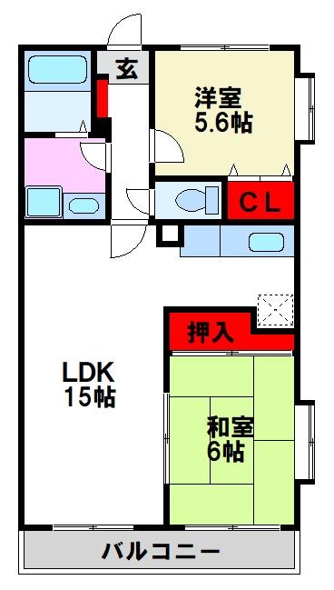 フルール98 朝倉街道駅・天拝山駅ダブルアクセス可