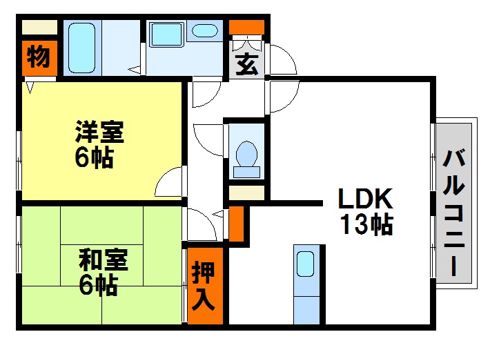 ウェルフェアビレッジ 全部屋独立。セパレート間取り。