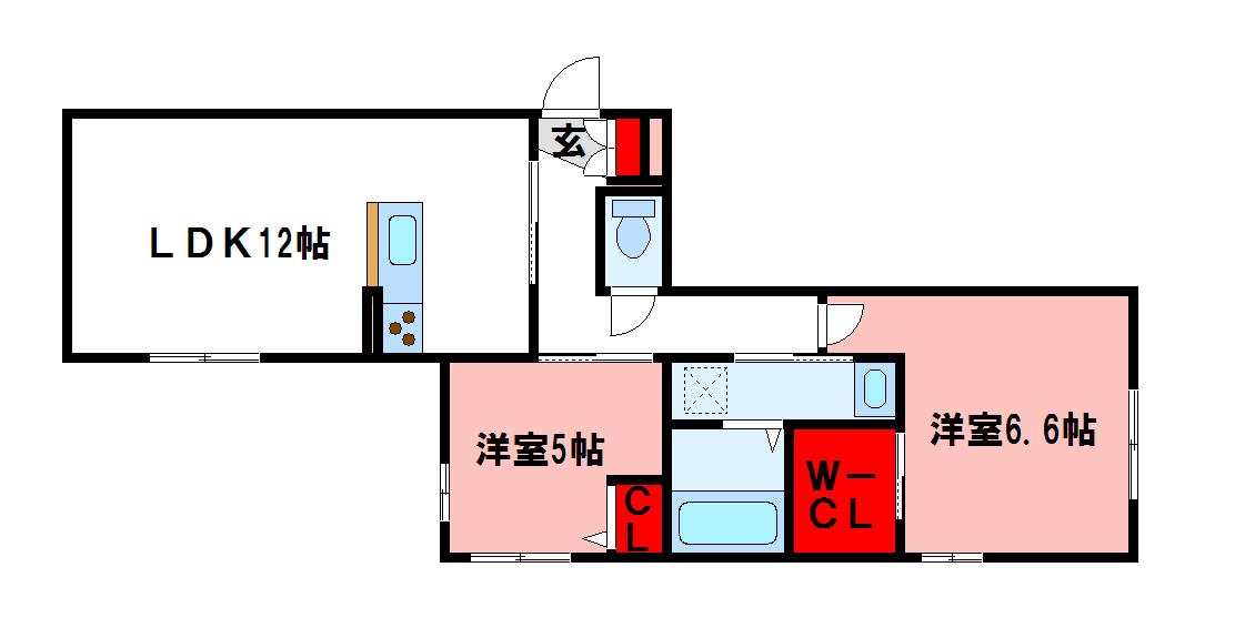 ベレオ都府楼南Ⅱ 間取り図