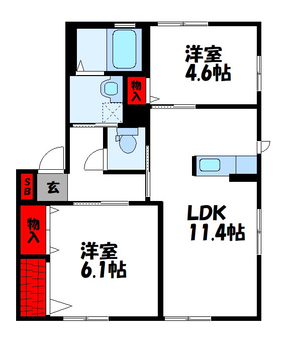 フォレストⅦ 間取り