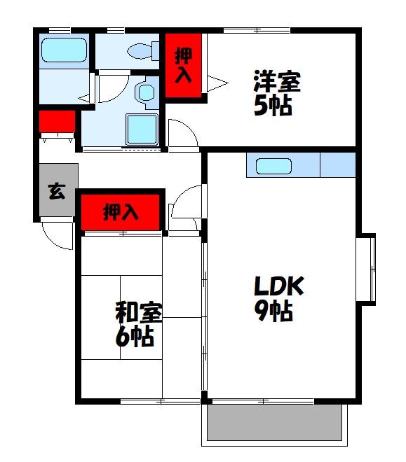エクセレント幸袋 間取り