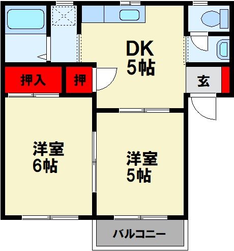 エクセレントハイツⅢ 間取り