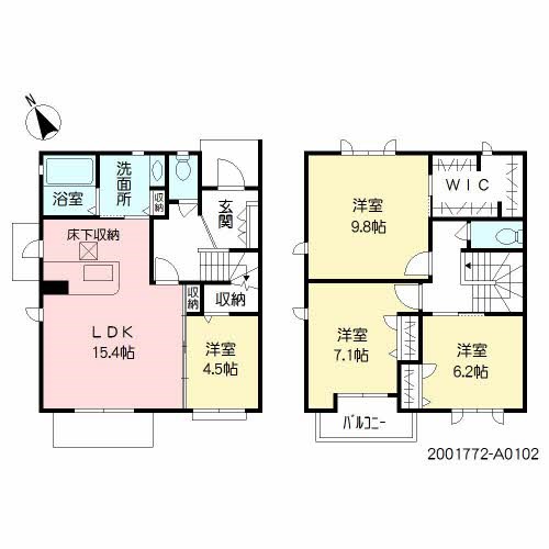ヴィラーチェ浄水参番館 間取り