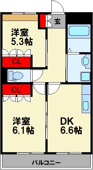 ヴァンクルメゾン 間取り