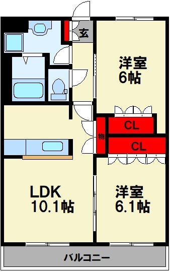 サンコート桂川 間取り