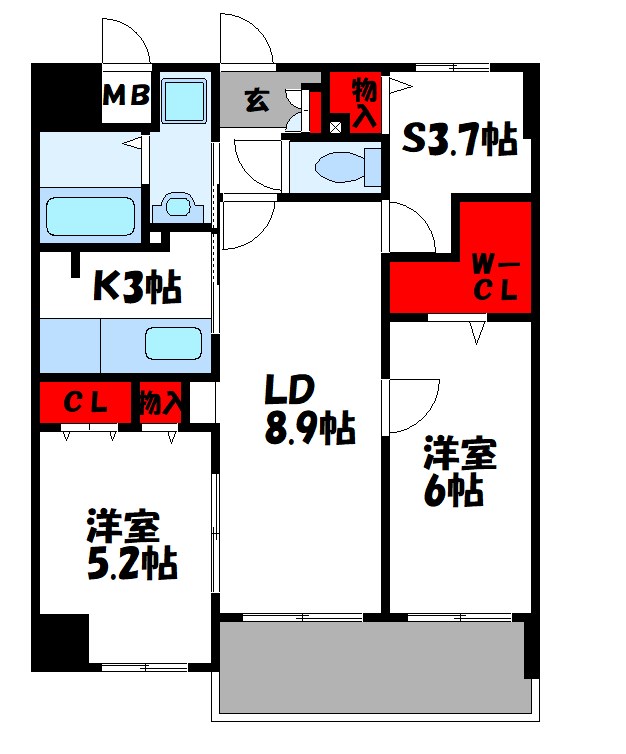 スカイシャトレ柚須 粕屋町でのお部屋探しは、トーマスリビング粕屋店へご相談下さい