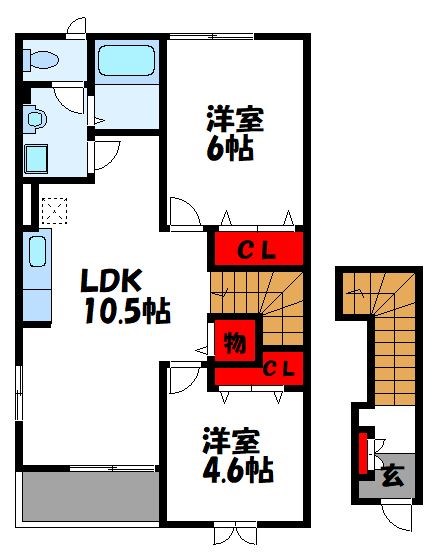 ミルトイン　A棟 粕屋町でのお部屋探しは、トーマスリビング粕屋店へご相談下さい