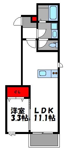 アネシス博多東 間取り