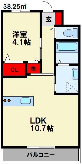 ボヌール楽市 間取り