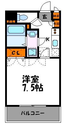 アクアシティ渡辺通 間取り