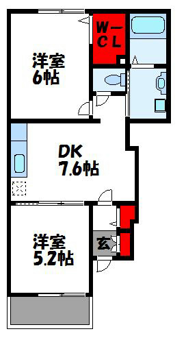 リトルウィローA 間取り