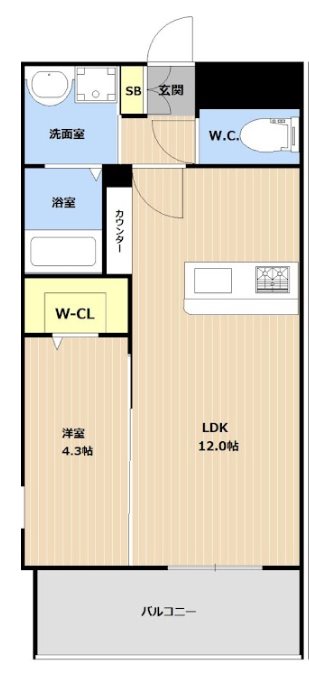 KL TOJIN EAST 間取り