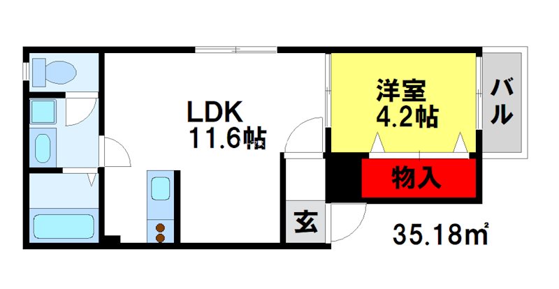 コートスタイル二日市Ⅱ  間取り