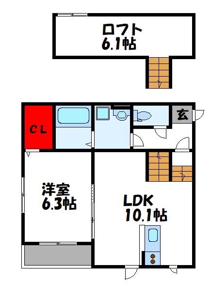 Hブランド新宮Ⅱ 古賀市・新宮町・福津市でお部屋を探される際は、トーマスリビングへお気軽にご相談ください。