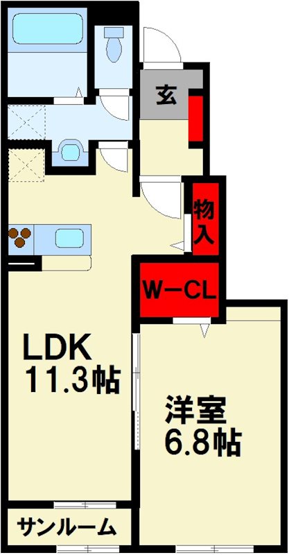 フェニックス ヴィラⅠ 間取り