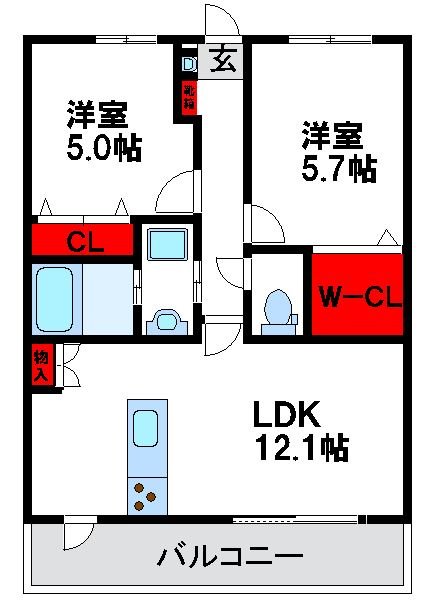 MAISON PLAGE福津 間取り
