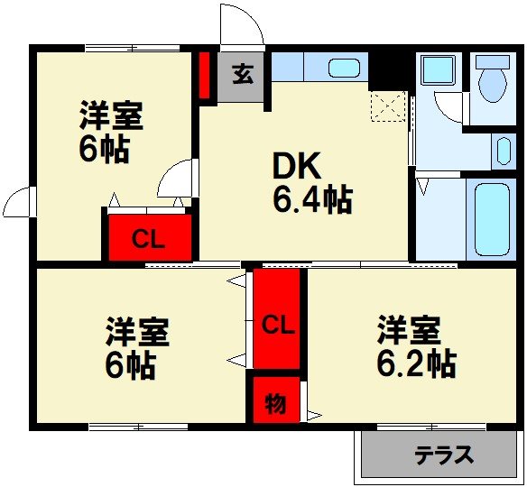 NEW　Eldem彩　A棟 間取り