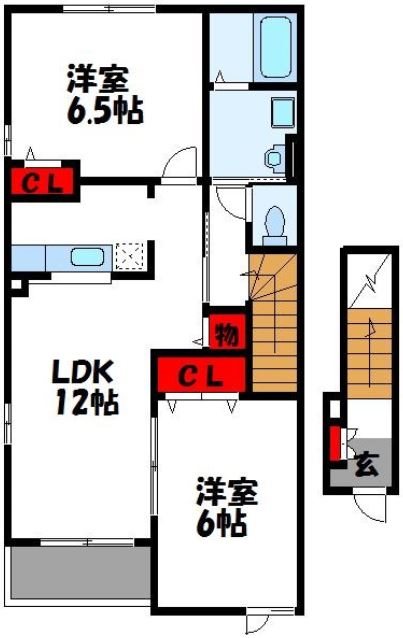 クレールS 間取り
