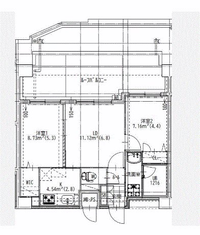 Quintet　Minami　Fukuoka 間取り