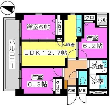 ボン大文字 間取り