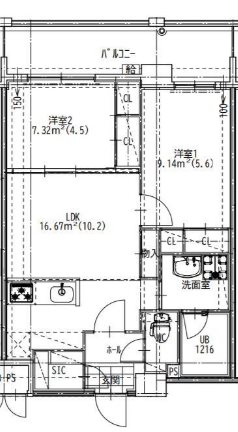 Quintet　Minami　Fukuoka 間取り