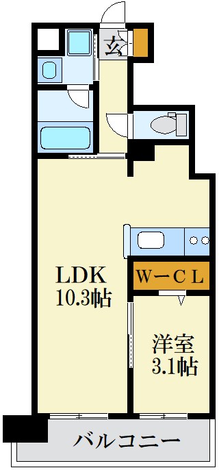 RJRプレシア百年橋 間取り
